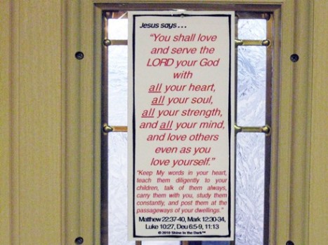 Door Post Sign 